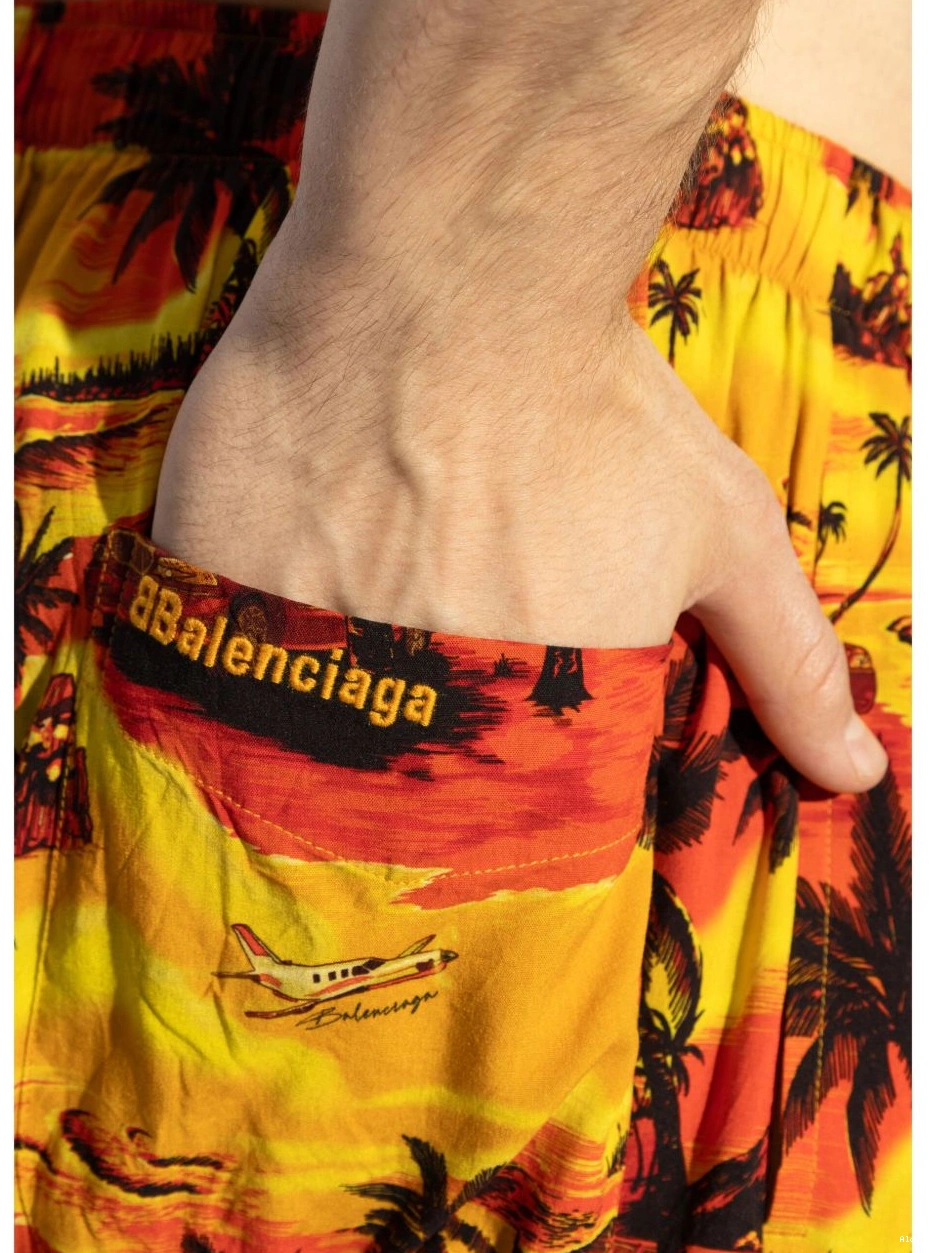 Affordable Alanui tropical-print shorts Women 0801